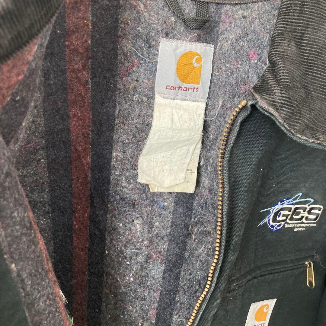 Z*W様 CARHARTTカーハートジップアップデトロイトジャケット 黒L相当ア
