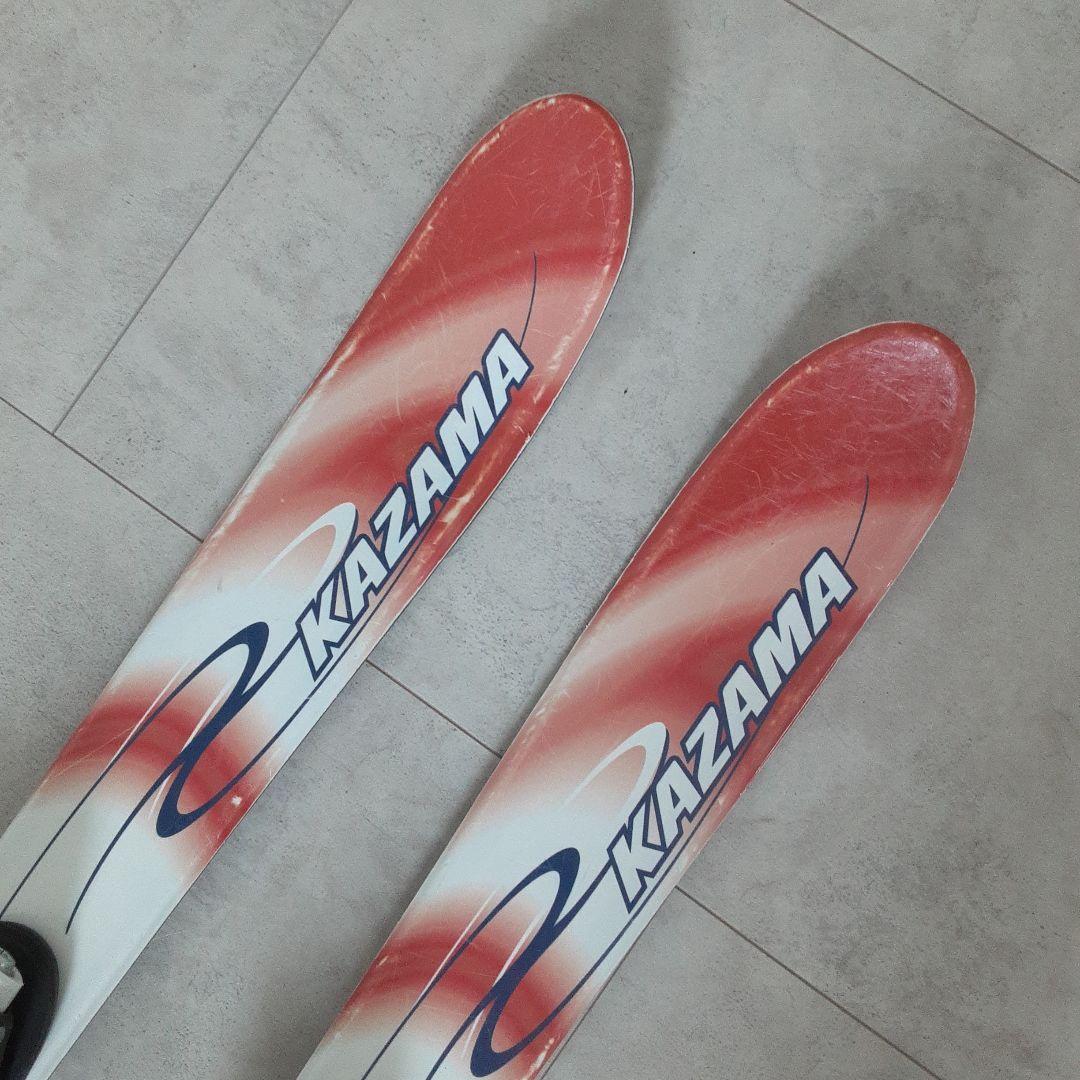 KAZAMA ジュニア スキー 3点セット 実寸98cm スキーブーツ20cm - メルカリ
