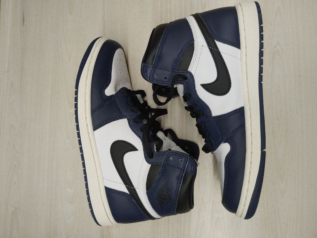シューズ(男性用) NIKE AIRJORDAN AJ1 MIDNIGHT NAVY 25.5cm