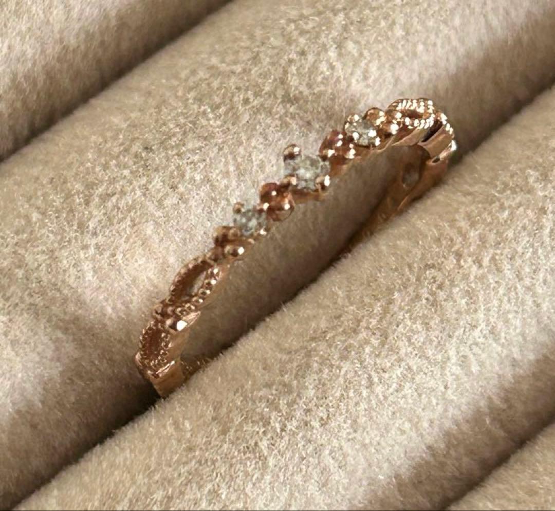 クミキョク　ダイヤモンド　リング　0.04ct