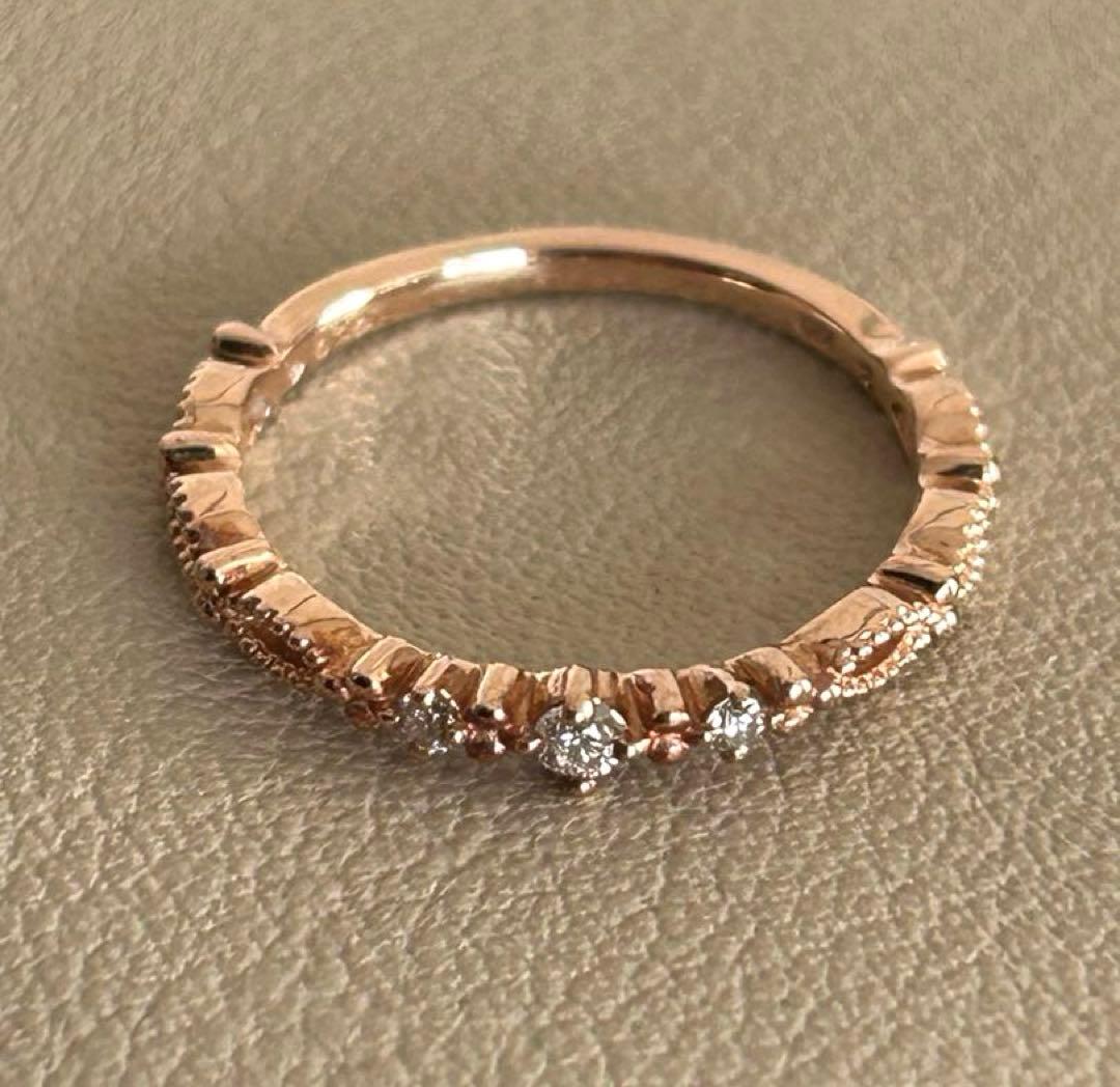 クミキョク　ダイヤモンド　リング　0.04ct