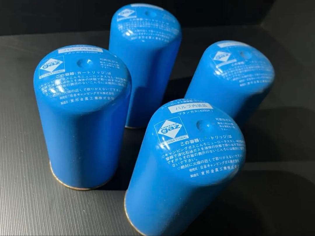 キャンピングガス 400GR 4本セット ブタンガス　カートリッジ キャンピンガス(CAMPINGAZ)のガスカートリッジはまだ売っていた※