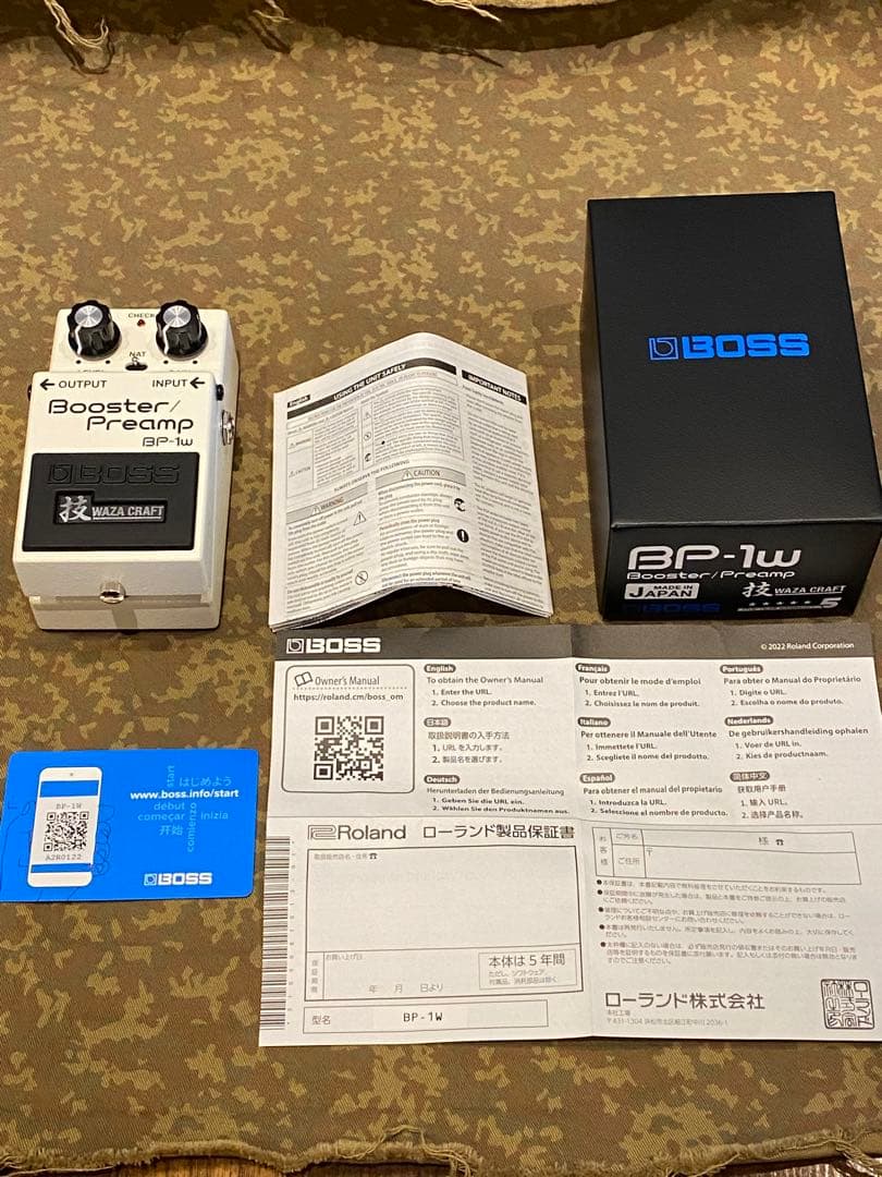 20日迄限定値下　BOSS WAZA CRAFT BP-1W