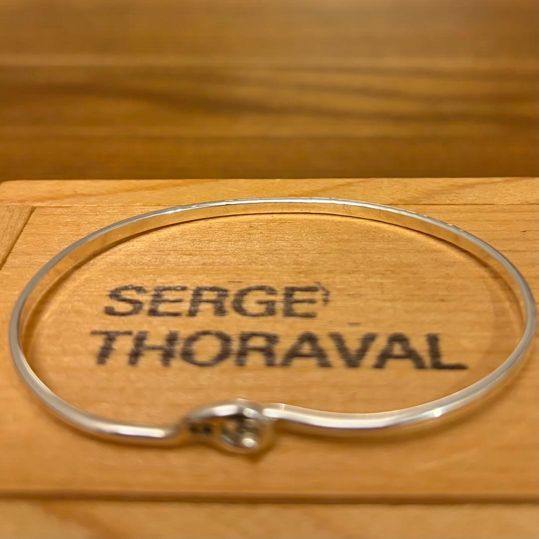 SERGE THORAVAL 座って空を シルバー ブレスレット バングル - メルカリ