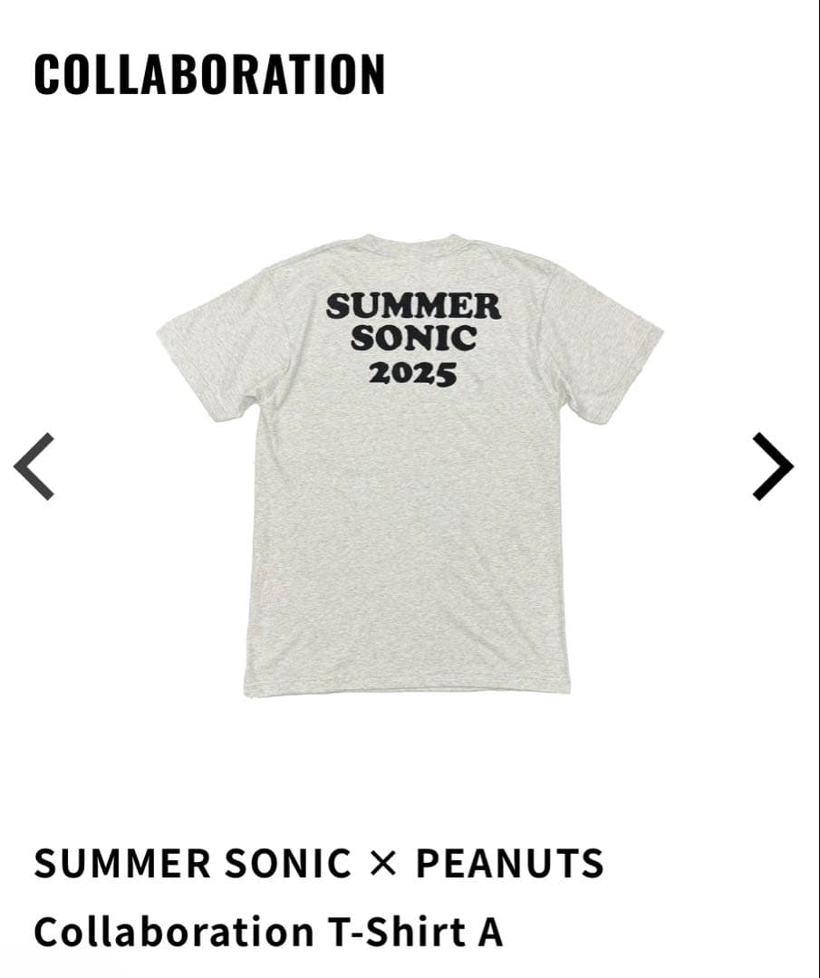summer sonic 2025 スヌーピー Tシャツ