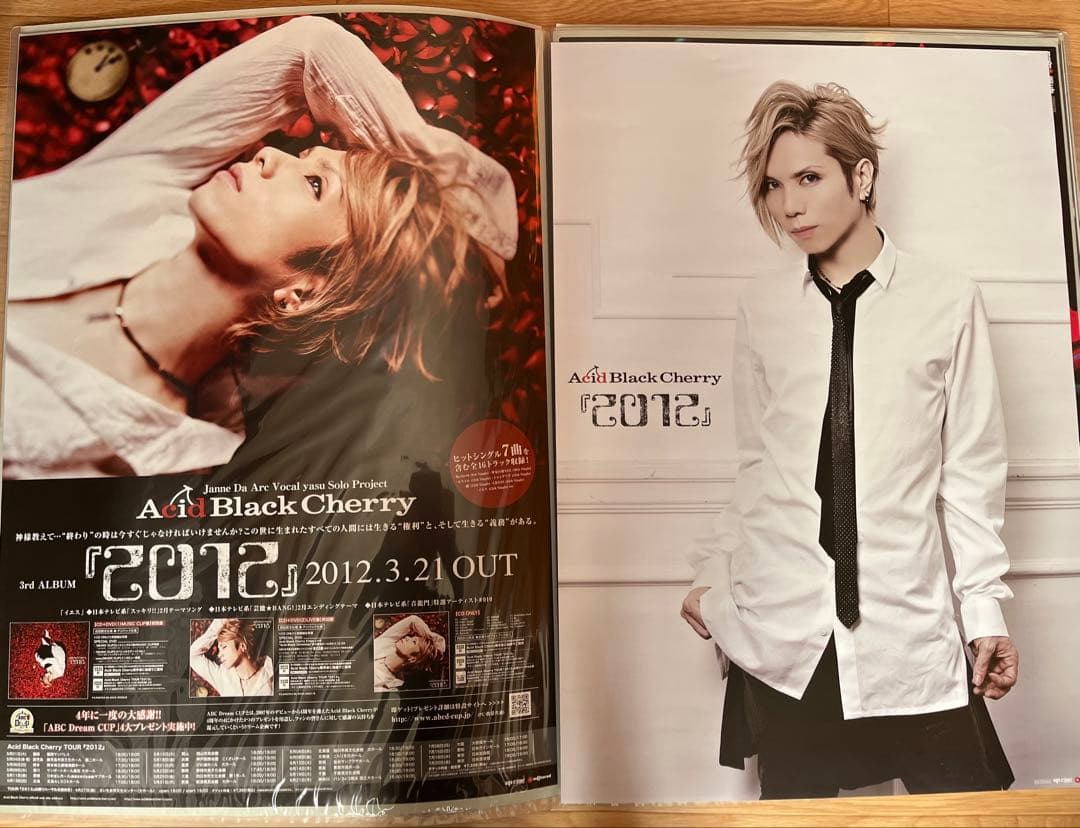 32枚Acid Black Cherry CD予約特典・ツアーポスター　②