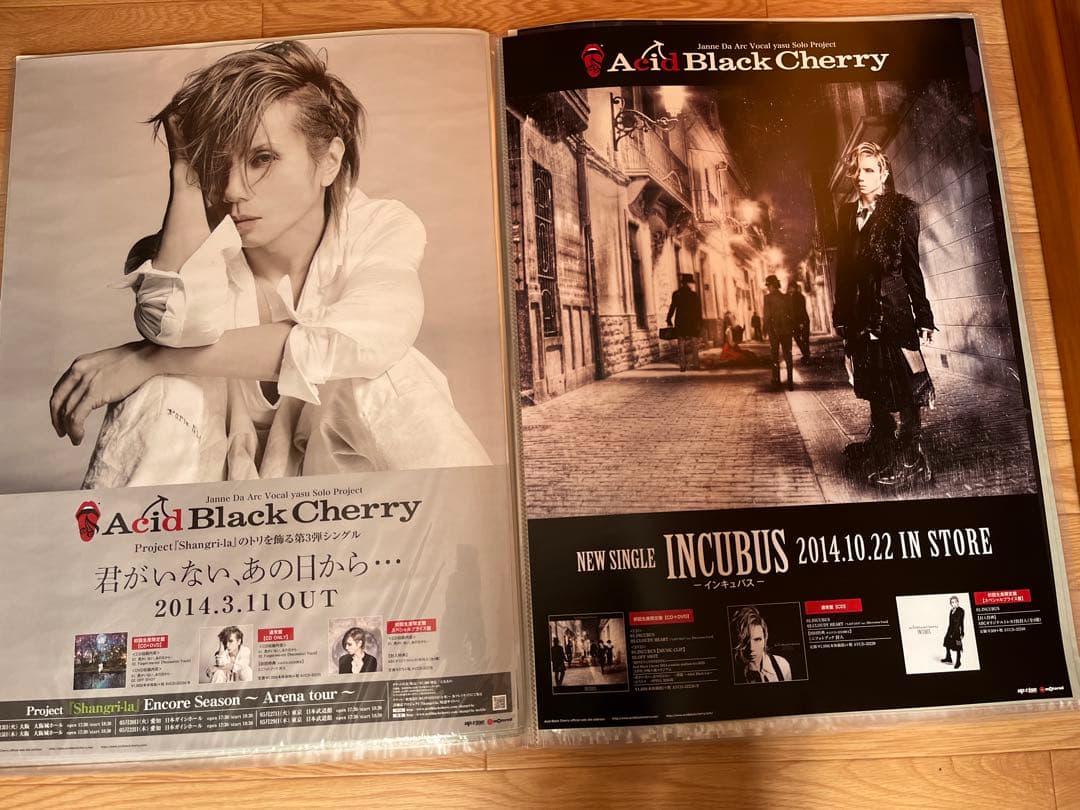 32枚Acid Black Cherry CD予約特典・ツアーポスター　②