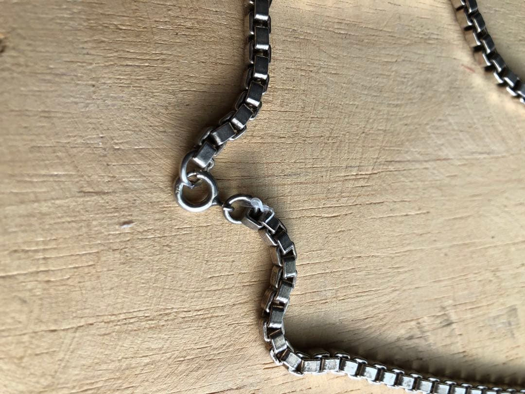 YUKI様専用スクエアチェーンネックレス シルバー925刻印有 太 1本