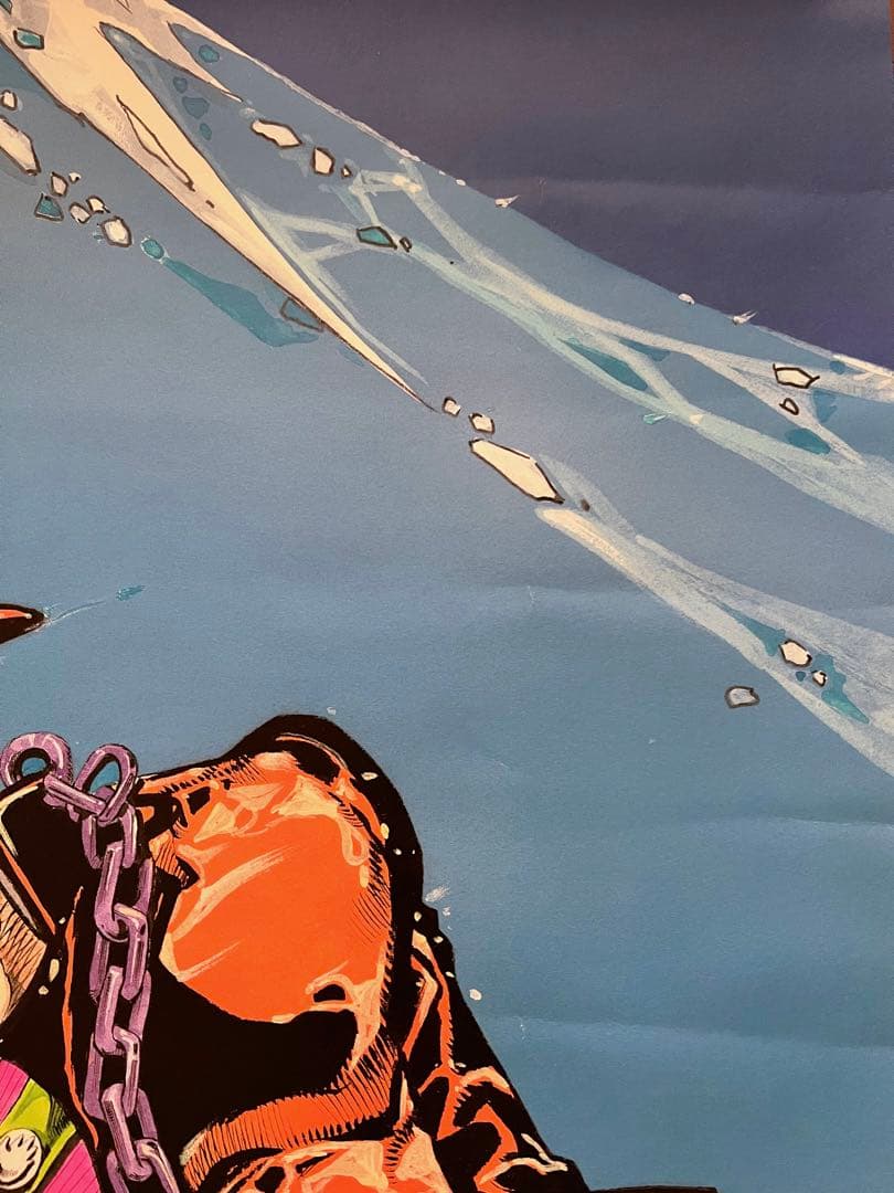 B1ポスター】ジョジョ展 2012 承太郎 キービジュアル 富士山 荒木