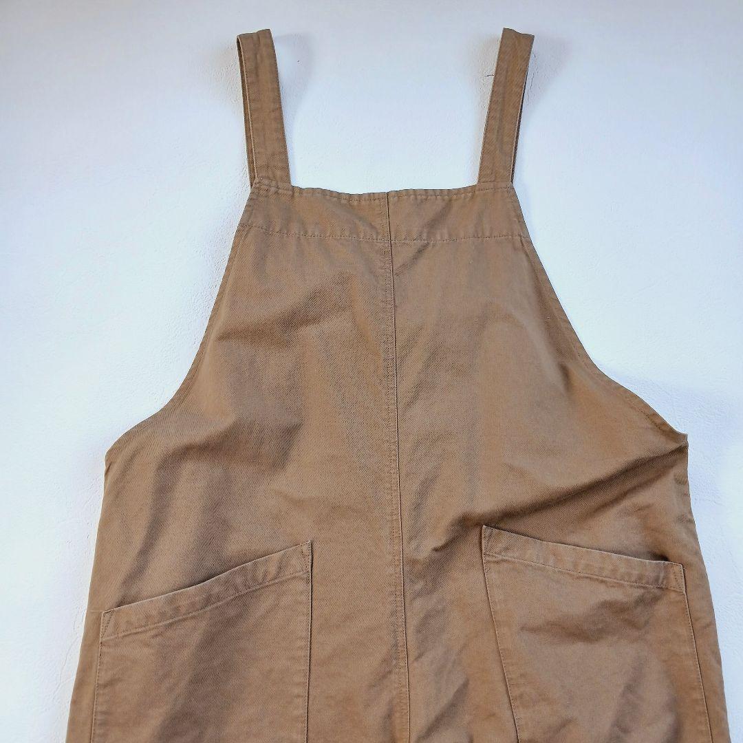 kagure かぐれ コットンリネンサロペット オールインワン ベージュ