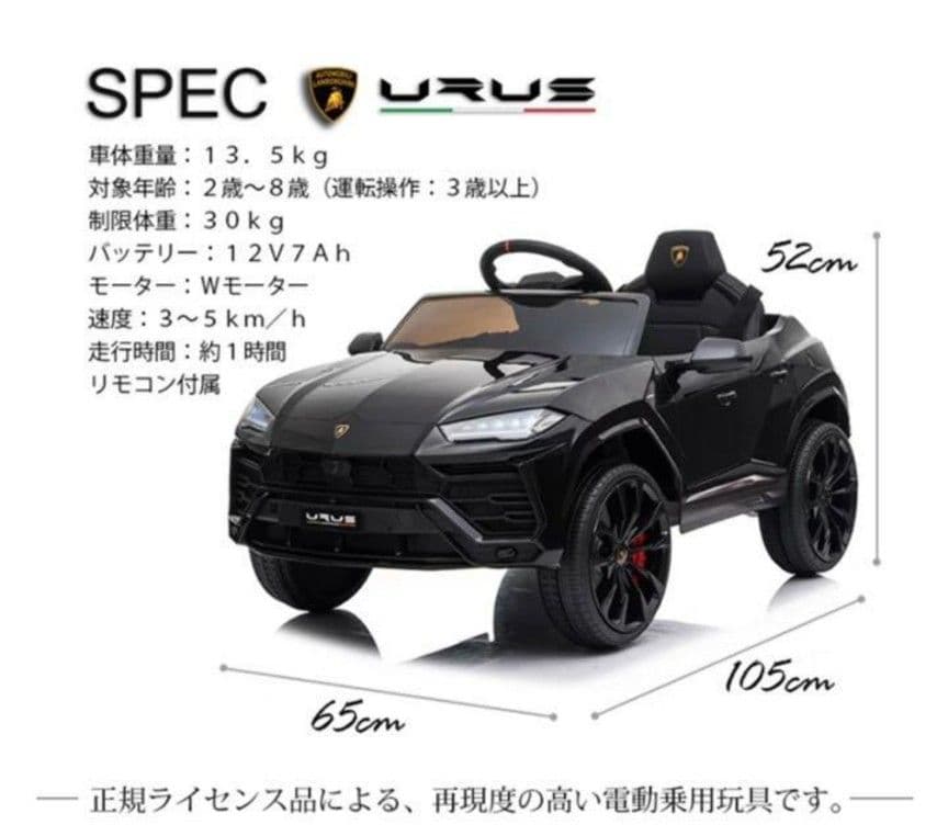 電動乗用カー　ウルス（引取限定）