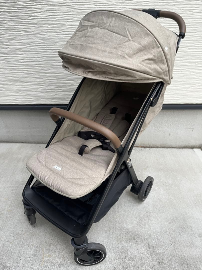 joie パクトプロ ベビーカー ベージュ - メルカリ