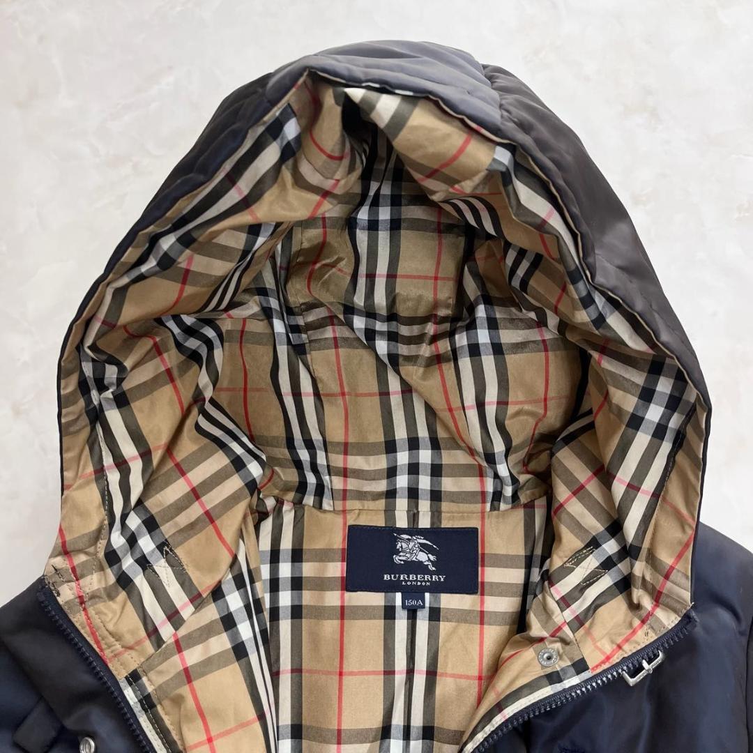 美品】BURBERRY ダウンジャケット ノバチェック ホースロゴ S相当