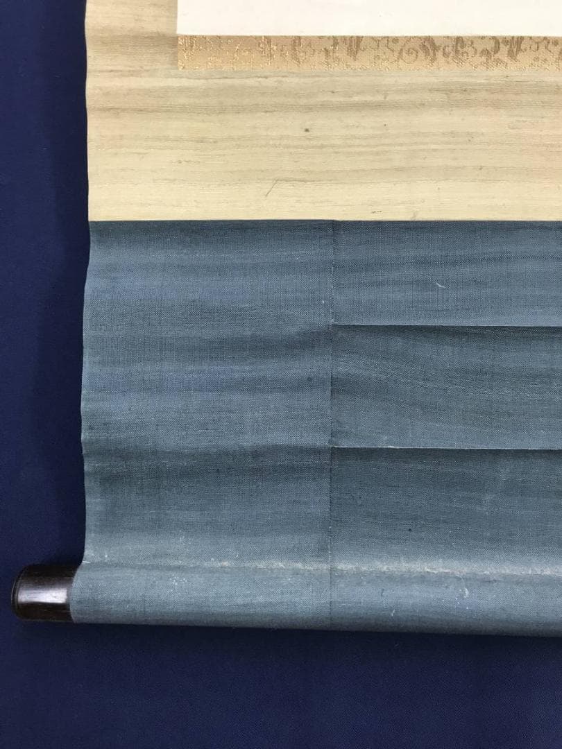 【真作】古市金峨/双鶏図/鶏図/チャボ図/横物/掛軸/名家伝来/AC-97