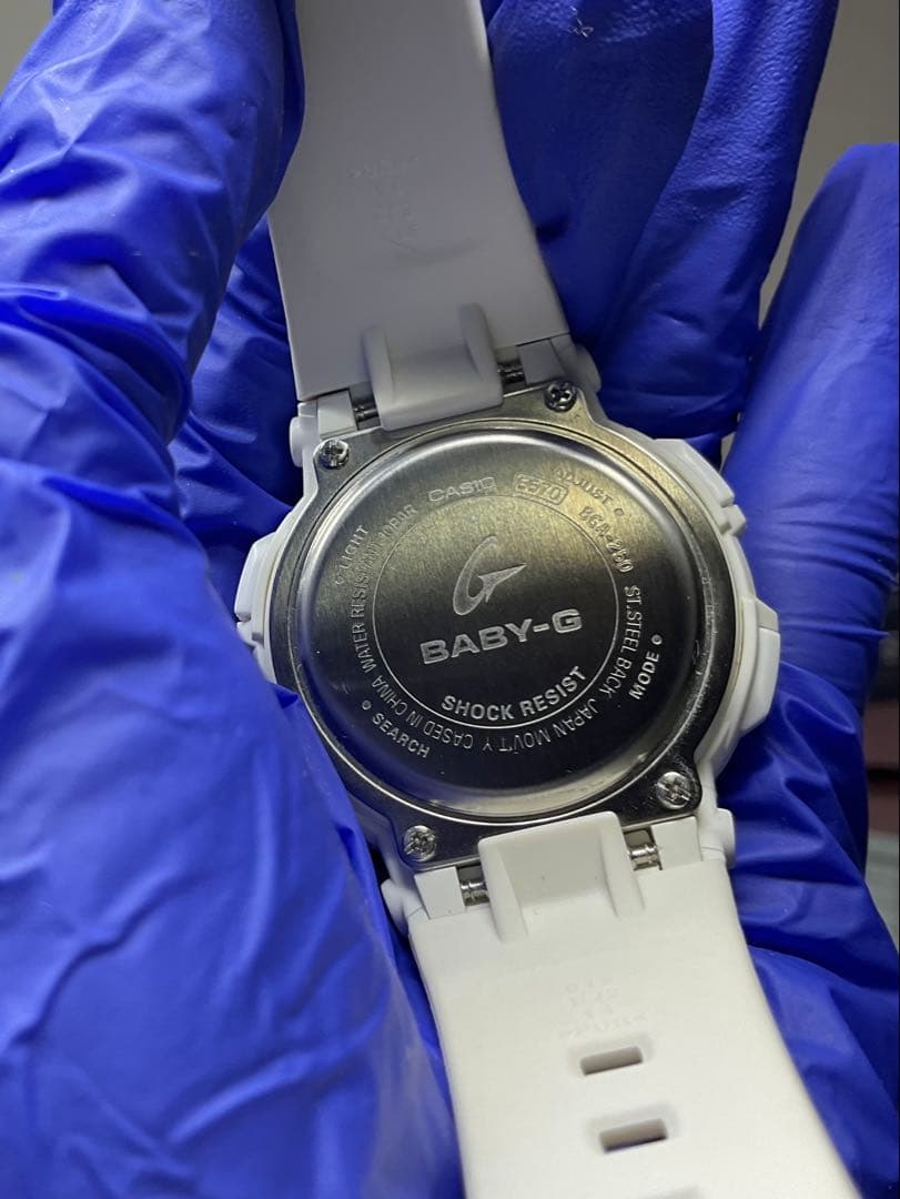 美品】BABY-G BG-570 ブルー腕時計 （値段交渉可） - メルカリ