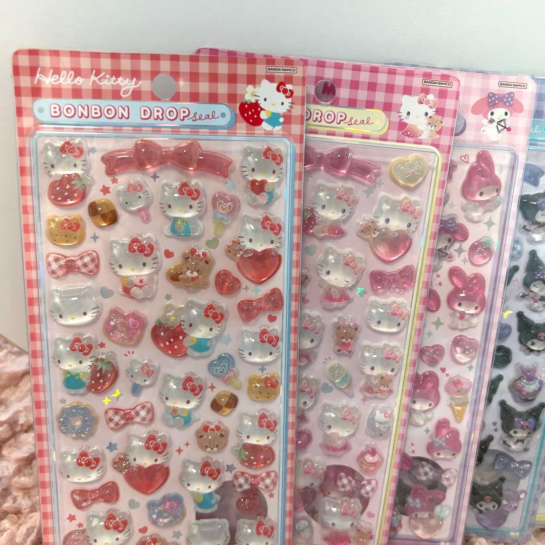 【正規品】ボンボンドロップシール サンリオ 第二弾 全8点 コンプリート