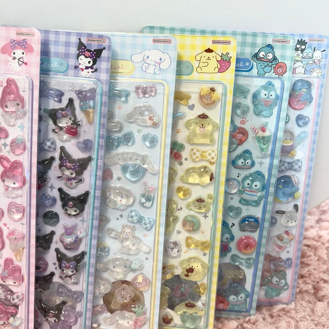 【正規品】ボンボンドロップシール サンリオ 第二弾 全8点 コンプリート