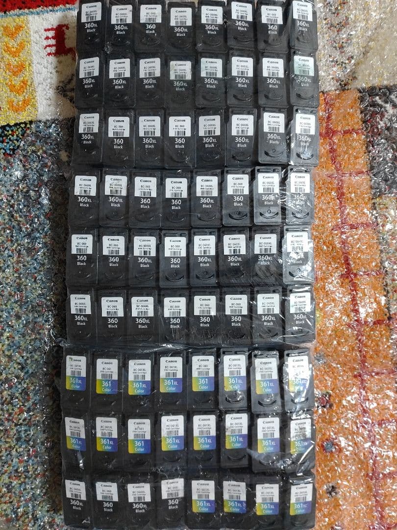 その他 Canon BC-360XL Canon BC-361XL PIXUS CANON FINE カートリッジ BC-360XL ブラック (大容量) BC-361XL