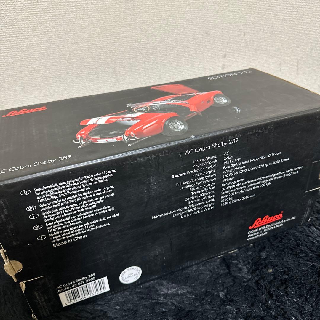 超激レア! Schuco 1/12 Shelby Cobra 289 ミニカー