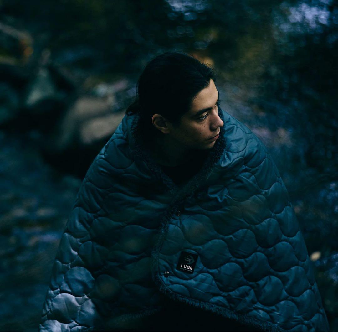 LUGH 魔法瓶ブランケット Sサイズ (6層/ グラフェン) インディゴ