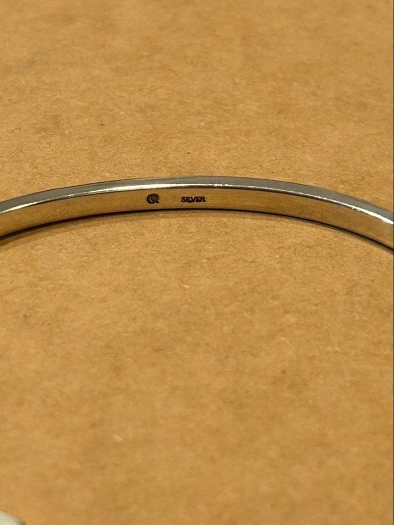 《Tashkent》 アクアシルバー バングル