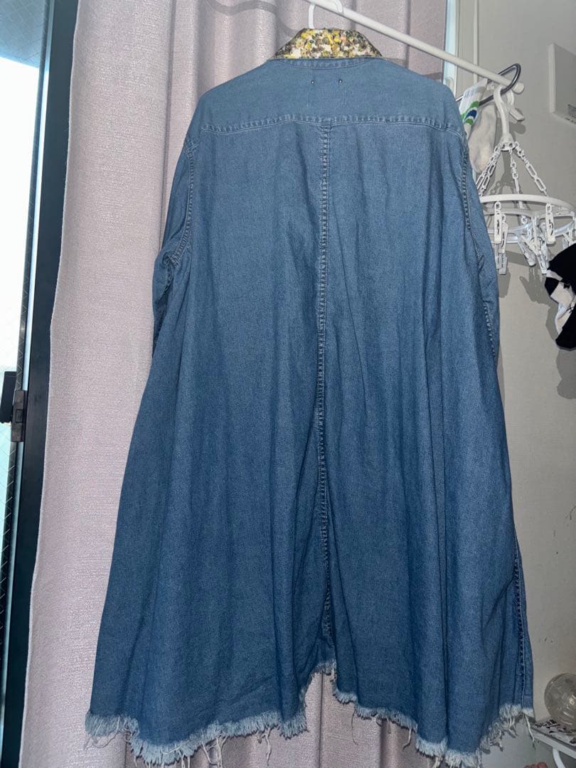 フラワー刺繍デニムシャツ kidill mine denim コラボ - メルカリ