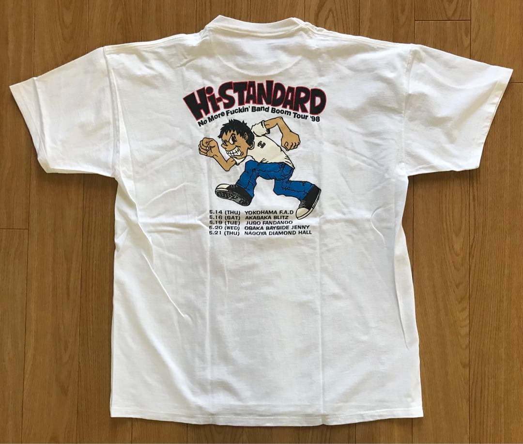 Hi-STANDARD ハイスタンダード 1998 ツアー Tシャツ Lサイズ