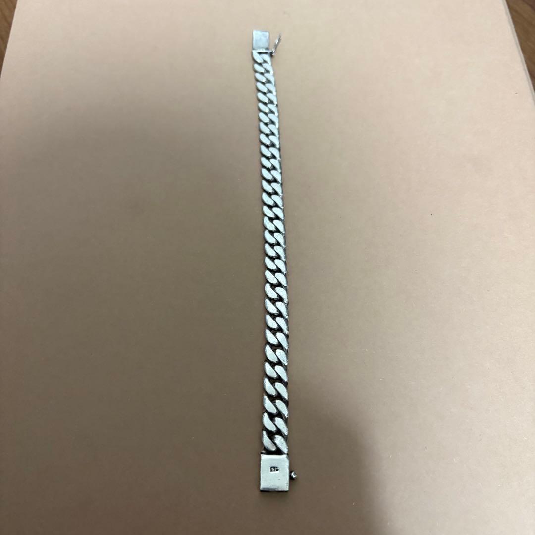 silver シルバー 925 喜平 ブレスレット 43.8g 19.5cm