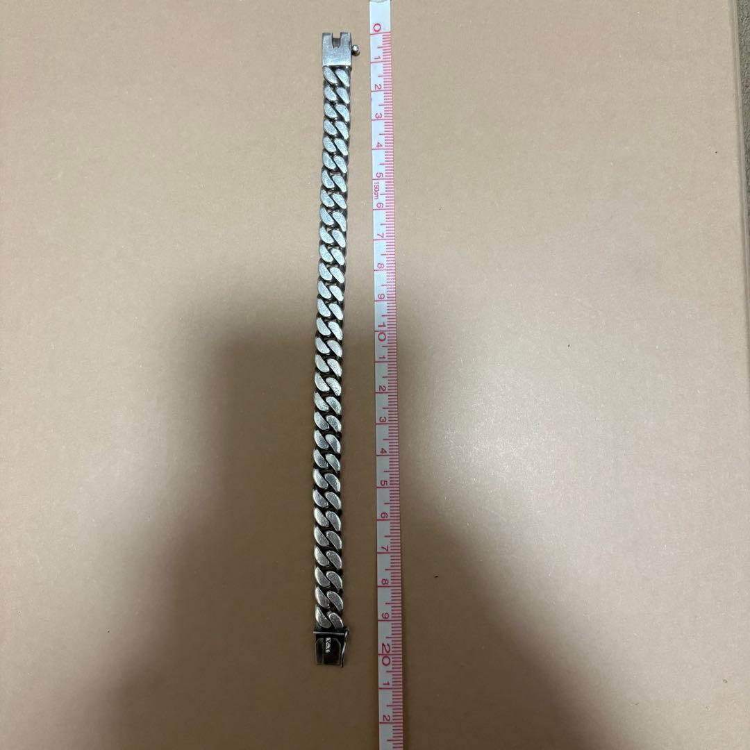 silver シルバー 925 喜平 ブレスレット 43.8g 19.5cm