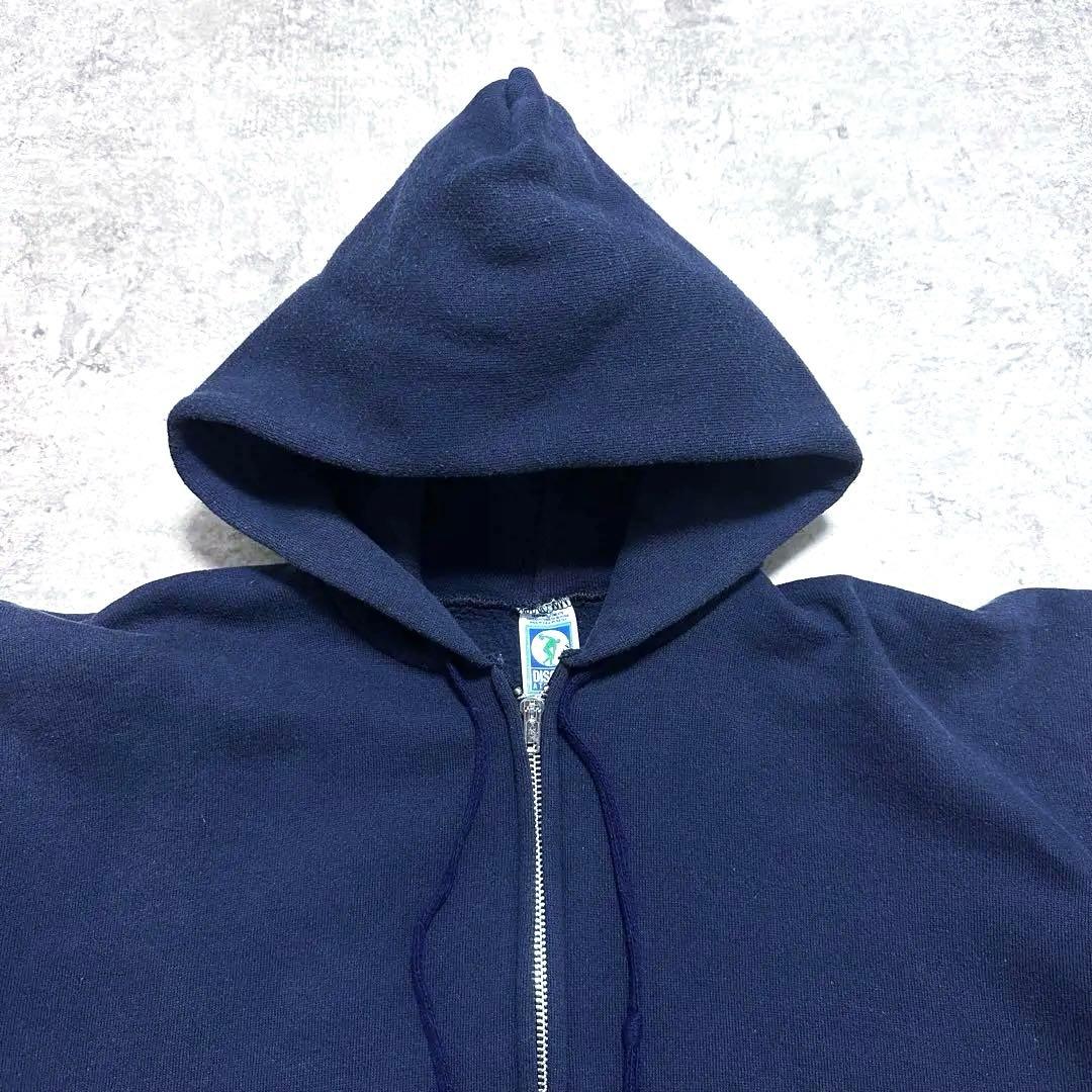 80s USA製 DISCUS ディスカス アルミジップ フルジップパーカー - メルカリ