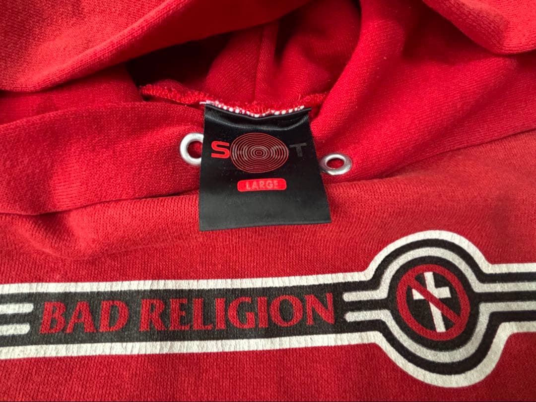 BAD RELIGIONバッドレリジョン バンド パーカートレーナー