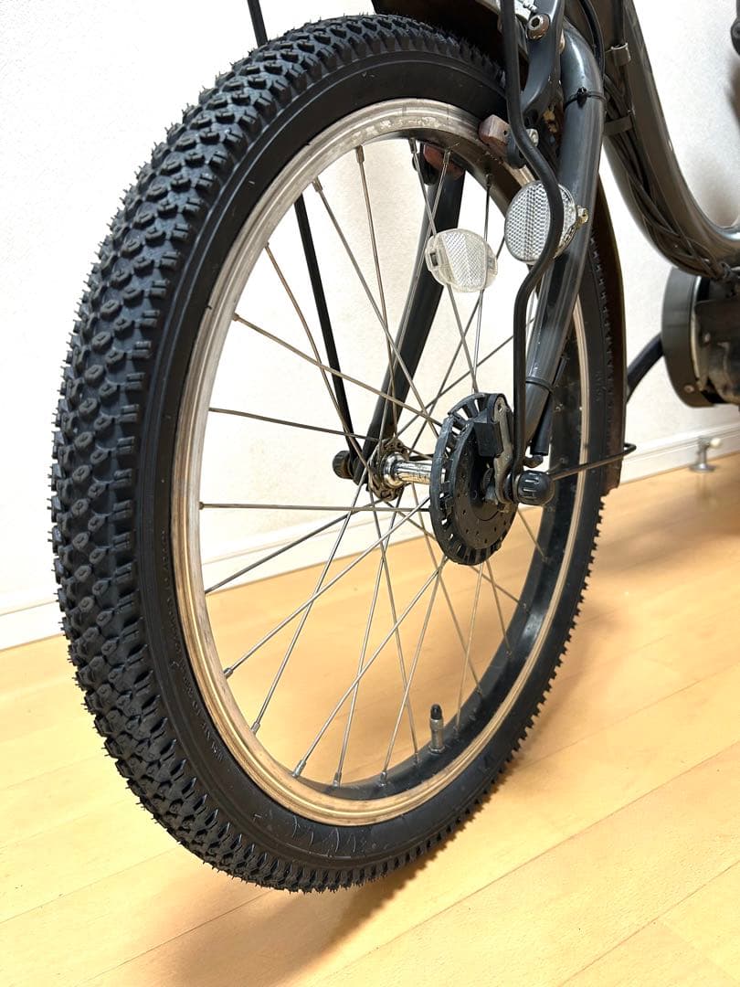 電動自転車 横浜 ブリヂストン ビッケ 20インチ 前後タイヤ新品 子供