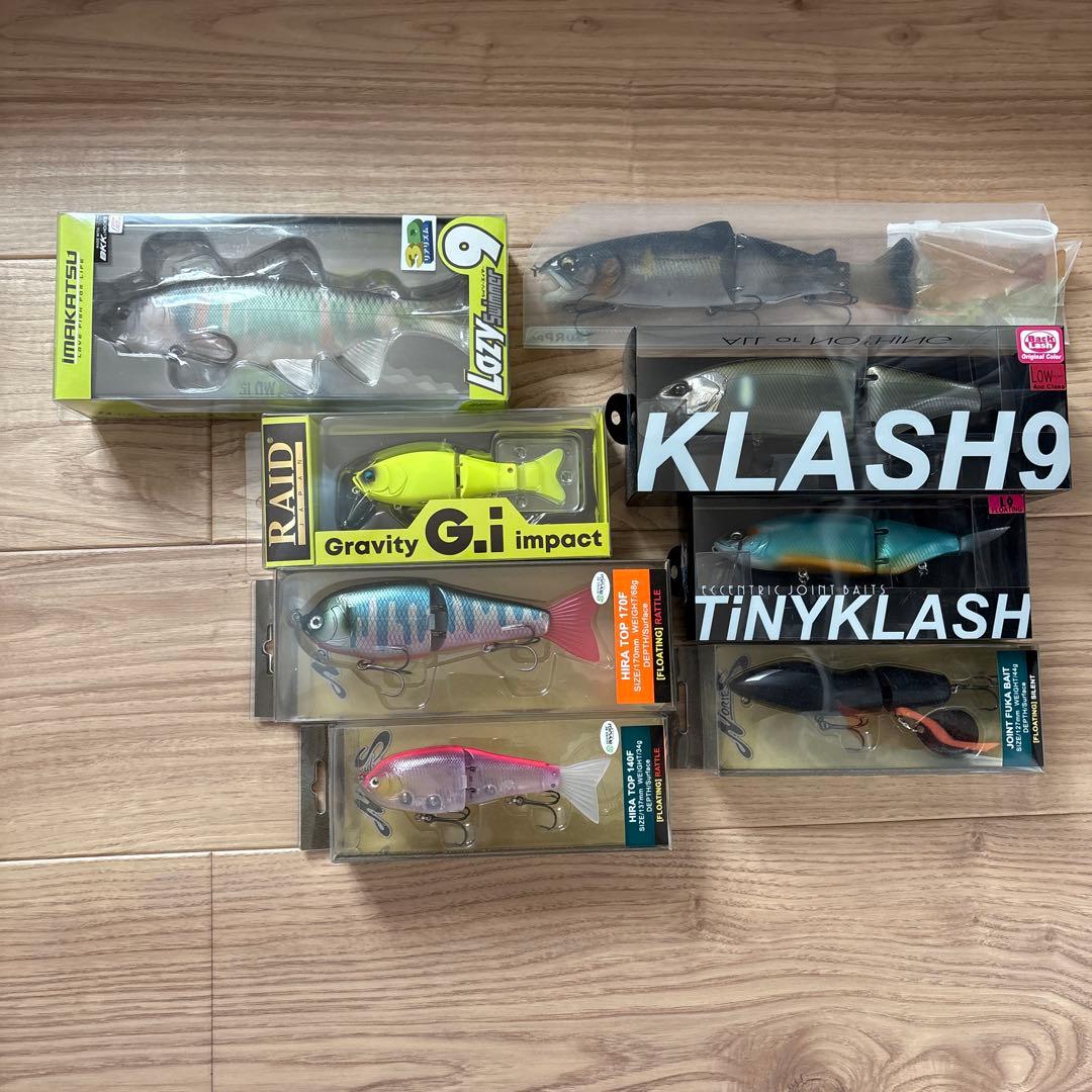 ルアー　セット　ビックベイト　タイニー　ヒラトップ タイニークラッシュでビッグバスを釣りたい！シーバスゲームでも有効な