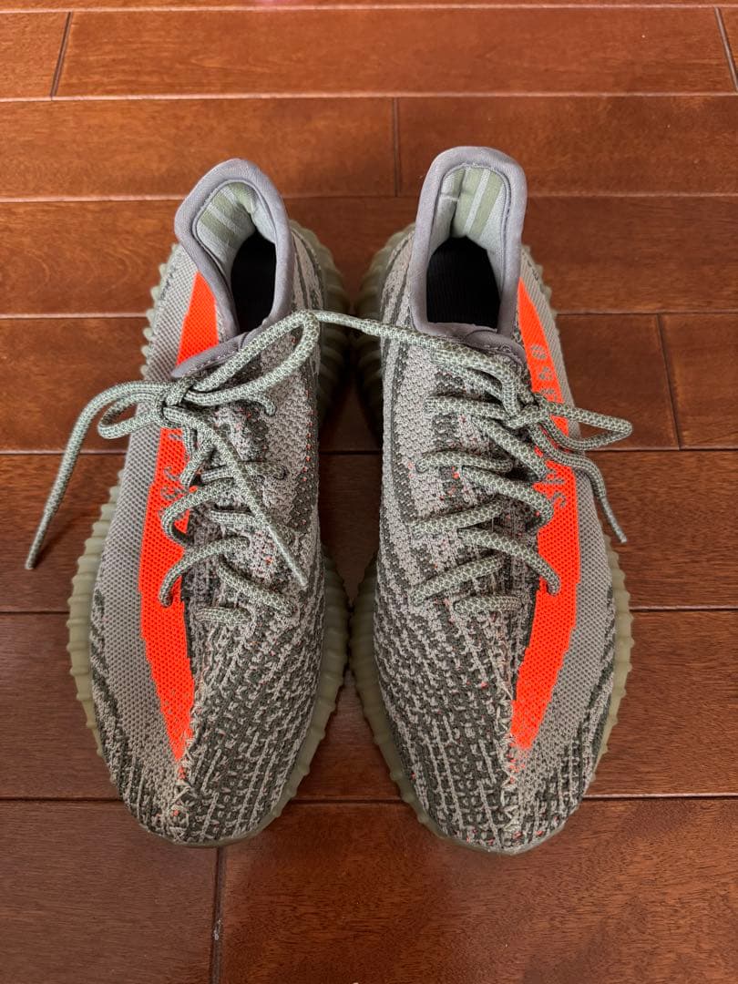 Yeezy Boost 350 V2 グレー/オレンジ 24.5cm - メルカリ