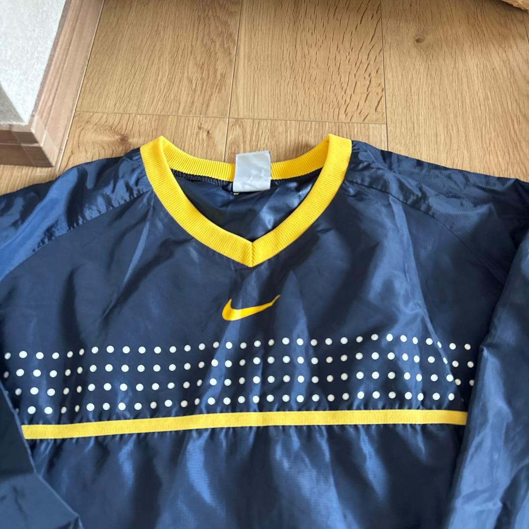 NIKE】ナイロン ピステ セットアップ 上下 ネイビー ドット メンズL/M