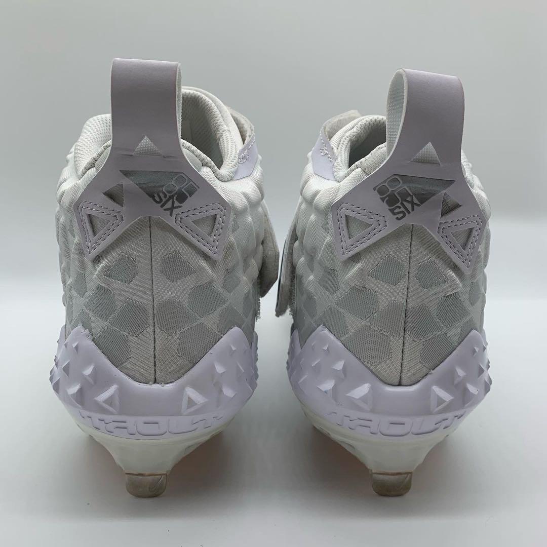 NIKE 野球 スパイク ホワイト 白 28㎝ ミドルカット 金具 - メルカリ