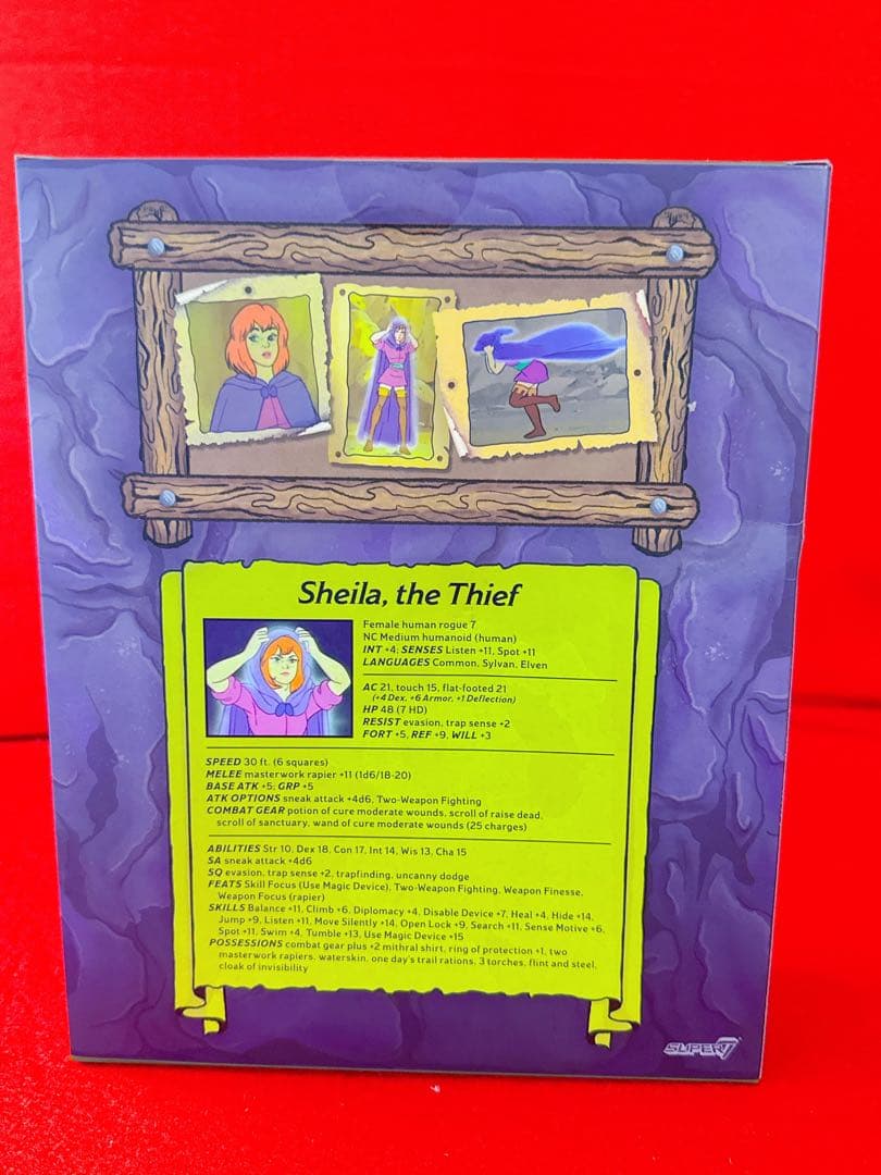 Super 7 ダンジョンズ&ドラゴンズ シェイラ フィギュア 海外限定