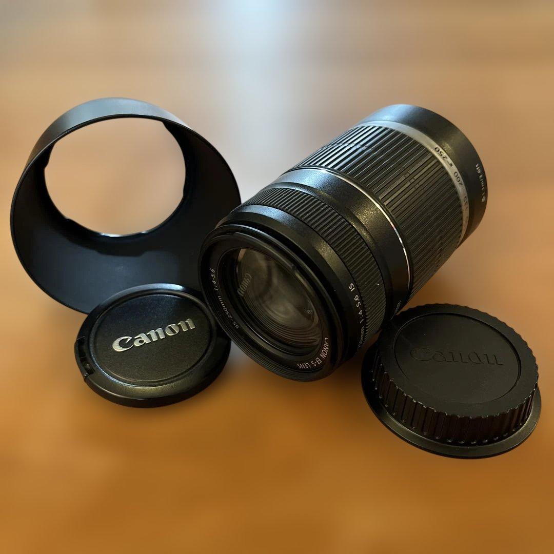 Canon キヤノン EF-S55-250mm F4-5.6 IS フード付き Amazon.co.jp: Canon 望遠レンズ EF-S55-250mm F4-5.6 IS APS-C対応