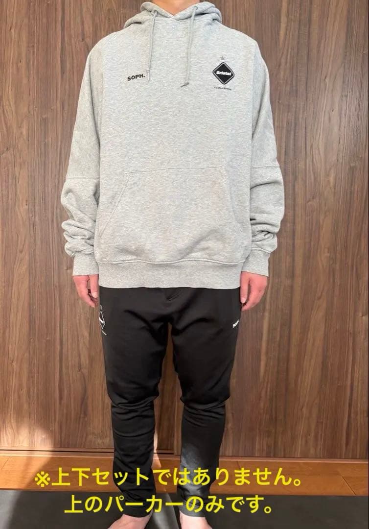 F.C.Real Bristol F.C.R.B フード付きパーカー グレー　M