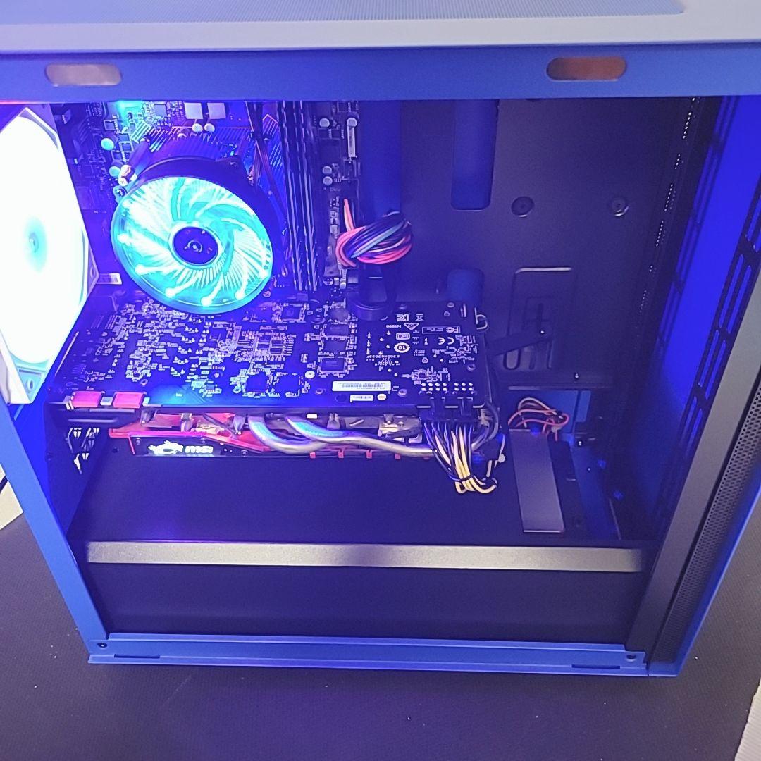 青色自作ゲーミングPC/Core i7-6700/16G/GTX970 - メルカリ