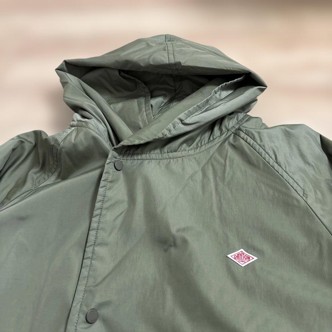 DANTON フード付きオリーブグリーンジャケット - メルカリ