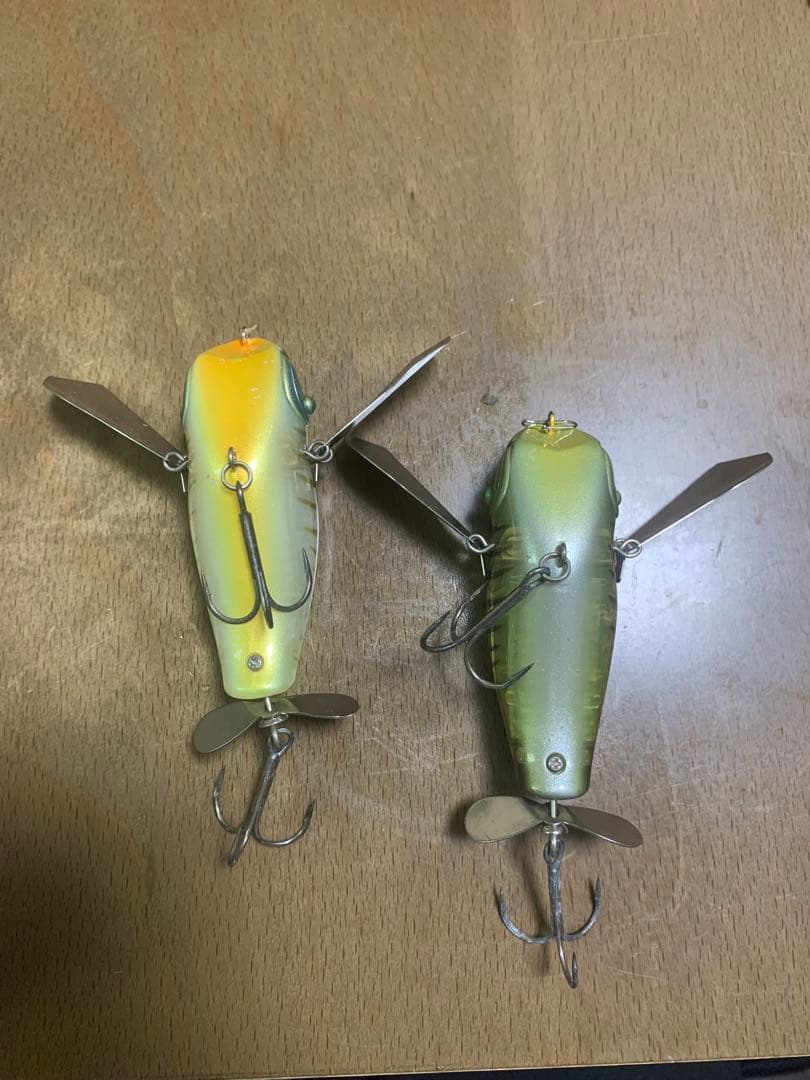 バス釣り引退セット トップセット ヤマトクローラー ポンパドール 羽