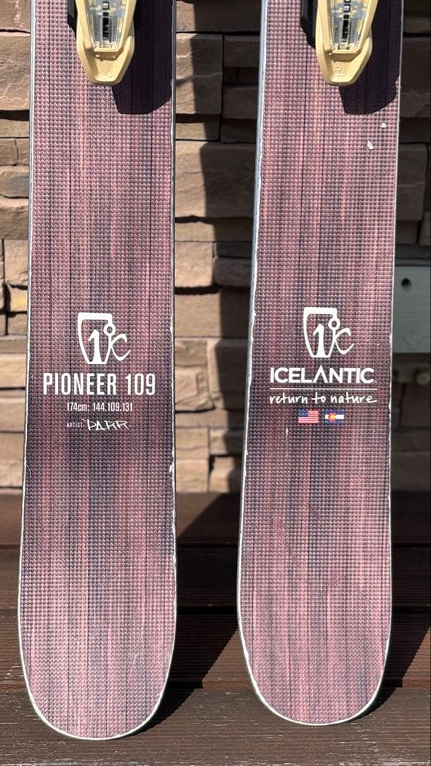 Icelantic Pioneer 109 スキー板 ビンディングセット - メルカリ