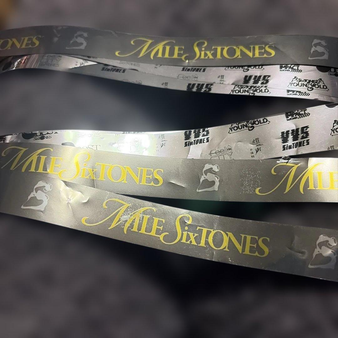 SixTONES MILESixTONES 銀テープ フル2本 - メルカリ