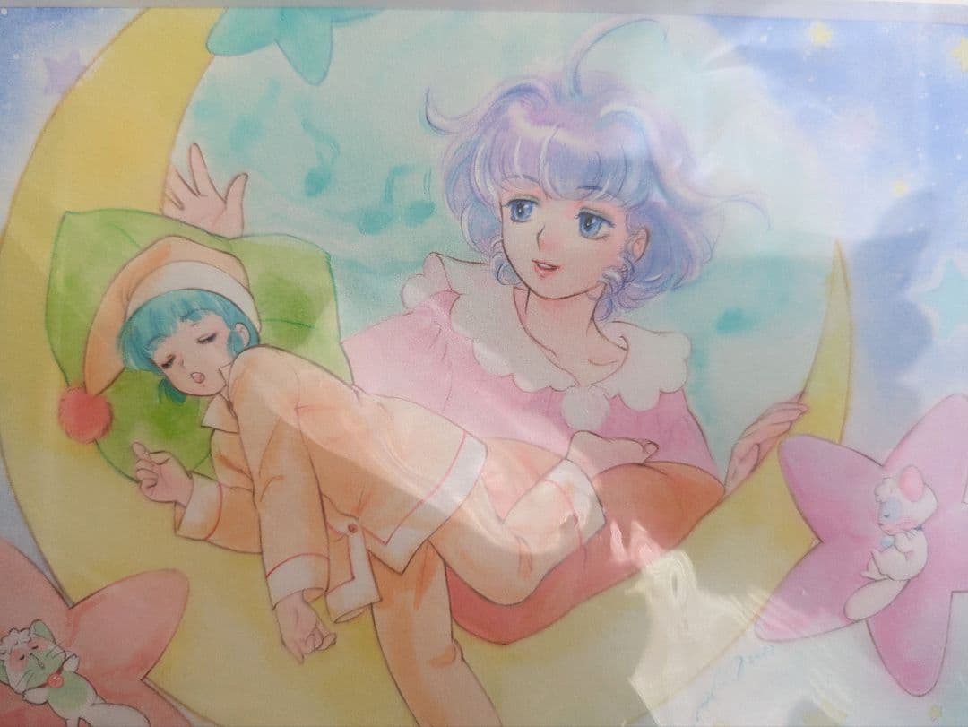 魔法の天使 クリィミーマミ　2024年『パジャマのままで』高田明美　複製原画