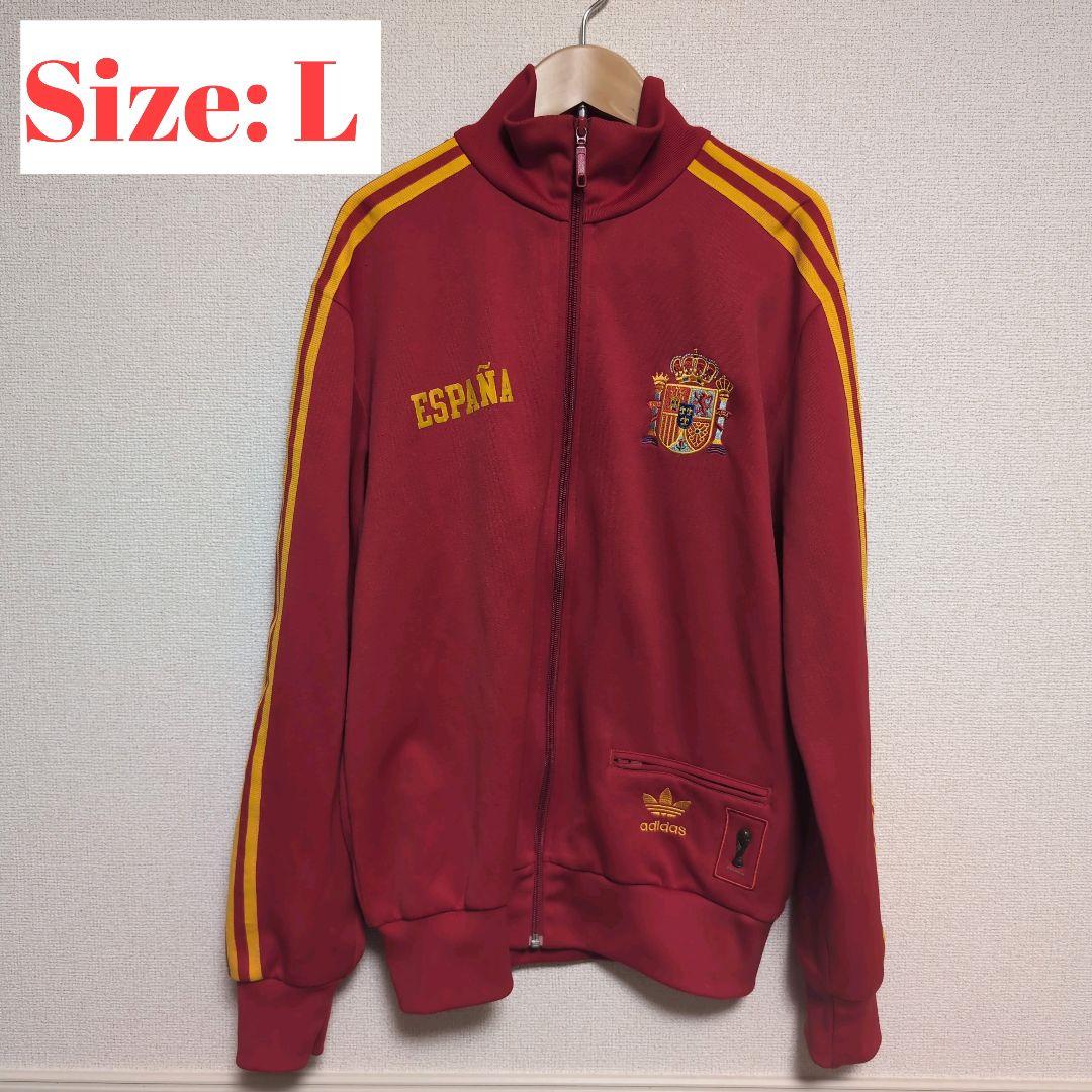 美品✨ Adidas トラックジャケット ジャージ スペイン代表 赤 - メルカリ