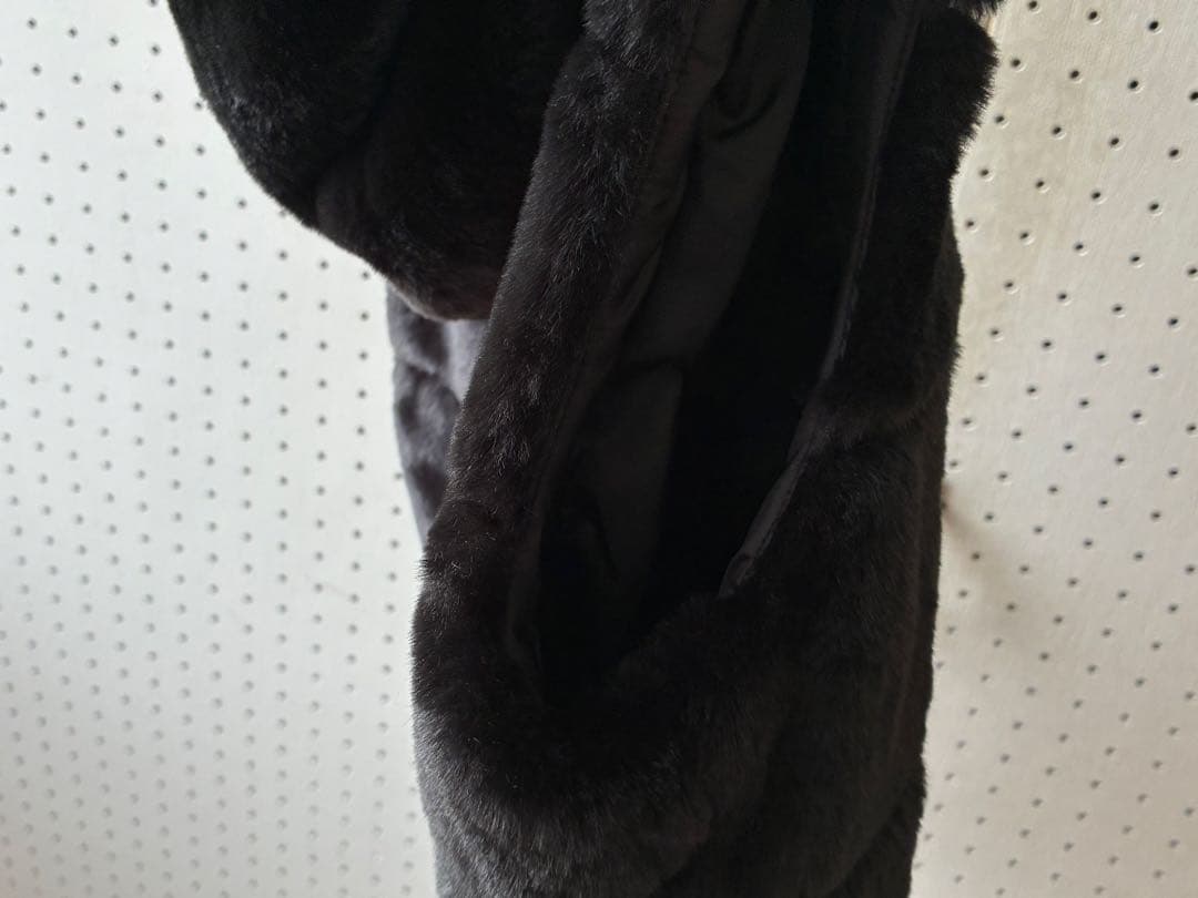 ランバンスポール ゴルフ用フェイクファーベスト サイズ38 ブラック