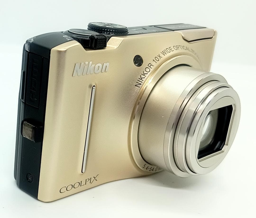 デジタルカメラ Nikon Coolpix S8100 12.1MP10X Zoom Gold