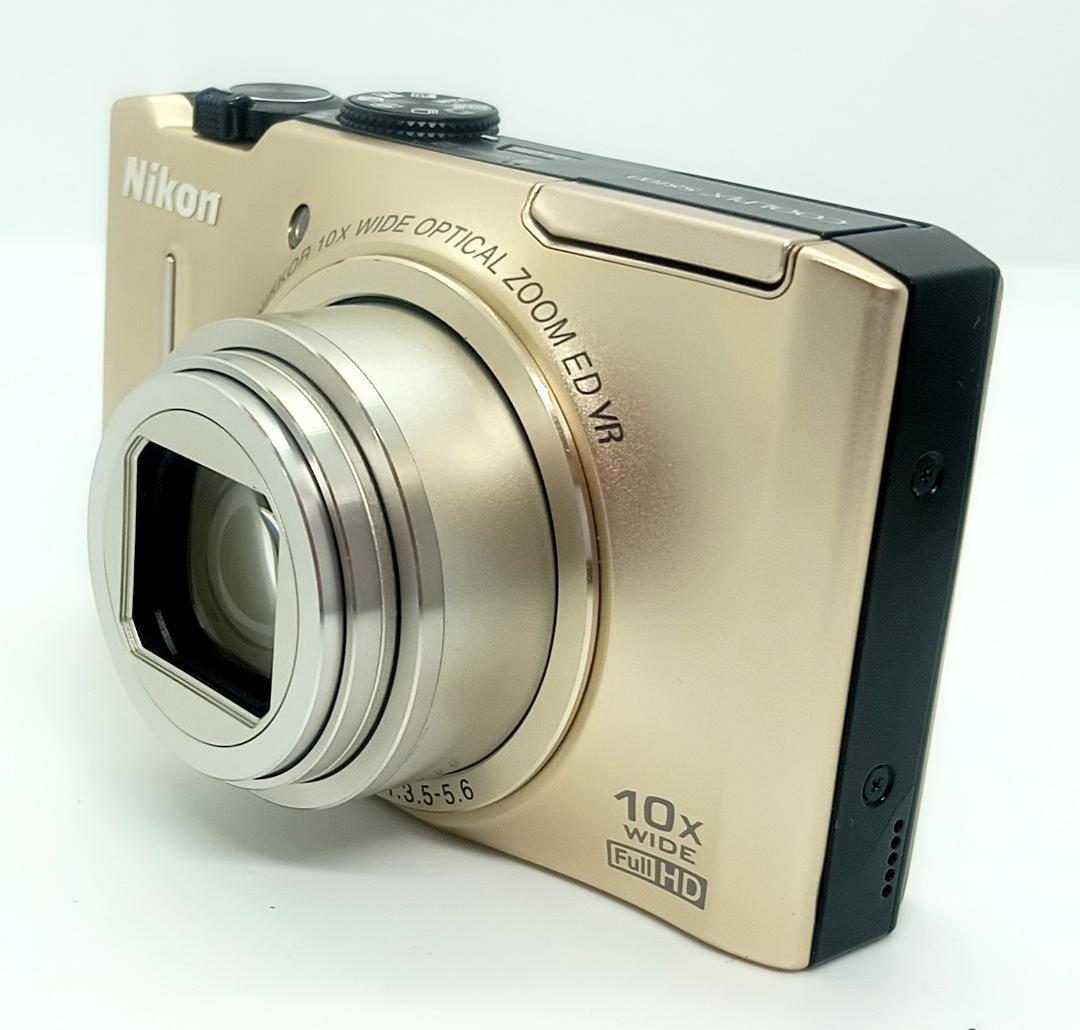デジタルカメラ Nikon Coolpix S8100 12.1MP10X Zoom Gold