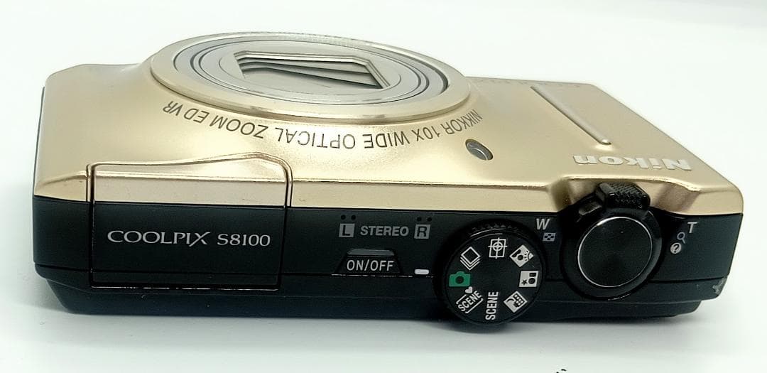 デジタルカメラ Nikon Coolpix S8100 12.1MP10X Zoom Gold